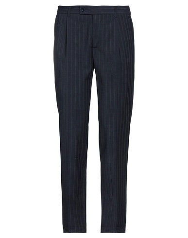 GREY DANIELE ALESSANDRINI Casual trouser Midnight blue 54% Wool, 42% Polyester, 4% Elastane