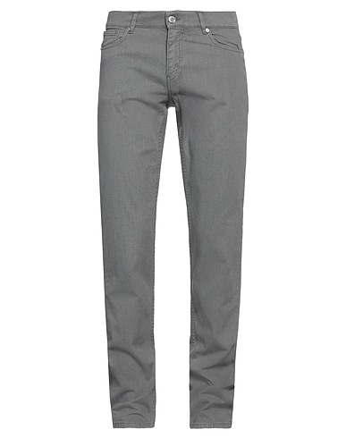 TRUSSARDI 5-pocket Grey 74% Cotton, 24% Polyester, 2% Elastane