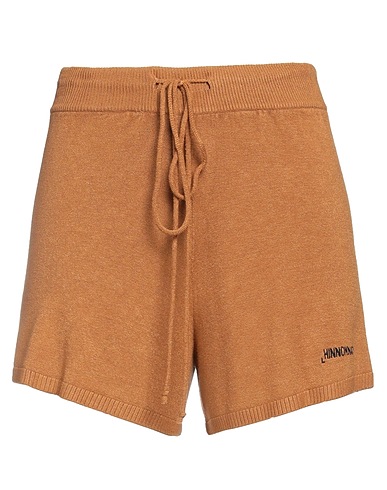 HINNOMINATE Shorts & Bermuda Camel 98% Viscose, 2% Elastane