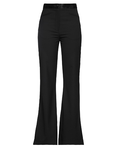 AMBUSH Casual trouser Black 53% Polyester, 43% Virgin Wool, 4% Elastane