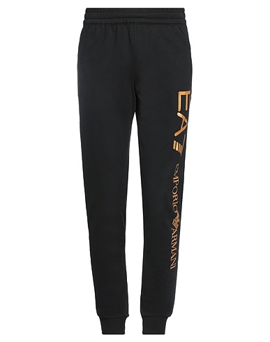 EA7 Hosen Schwarz 100% Baumwolle
