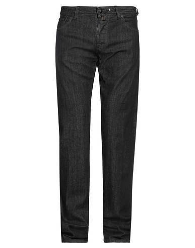 JACOB COHЁN Denim pants Black 98% Cotton, 2% Elastane