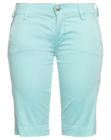 JACOB COHЁN Shorts & Bermuda Sky blue 96% Cotton, 4% Elastane