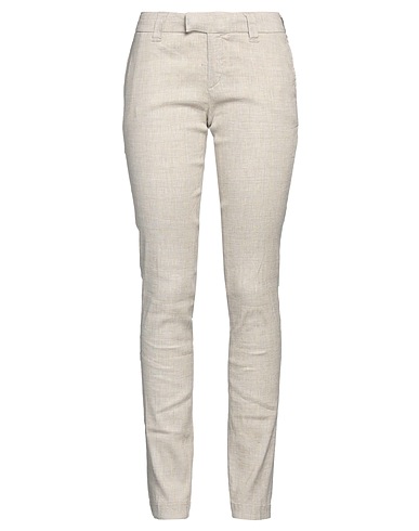 JACOB COHЁN Casual trouser Beige 68% Linen, 29% Viscose, 3% Elastane