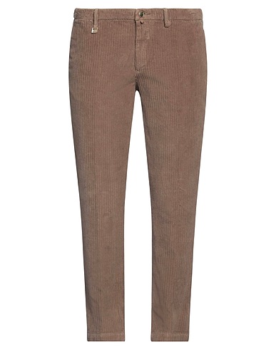 BARBATI Casual trouser Light brown 98% Cotton, 2% Elastane