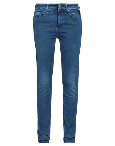 REPLAY Denim pants Blue 71% Cotton, 24% Polyester, 5% Elastane