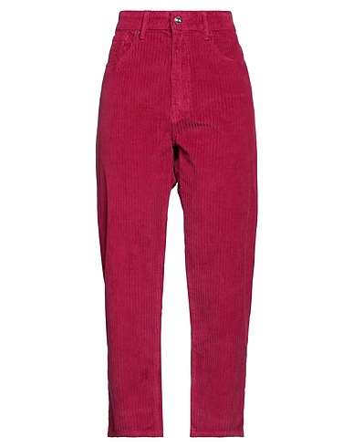 THE.NIM STANDARD Casual pants Fuchsia 98% Cotton, 2% Elastane
