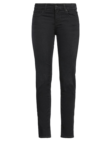 REPLAY Denim trousers Charcoal 73% Cotton, 25% Polyester, 2% Elastane