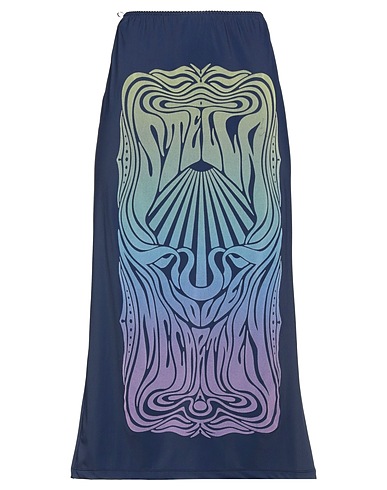 STELLA McCARTNEY Midi skirt Navy 73% Polyamide, 27% Elastane