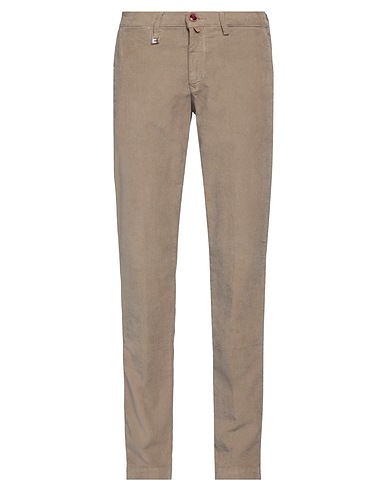 BARBATI Casual pants Taupe 97% Cotton, 3% Elastane
