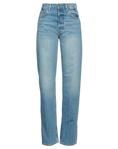 ANINE BING Denim pants Blue 50% Cotton, 50% Organic cotton
