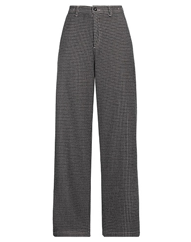 MASSIMO ALBA Casual pants Black 62% Wool, 23% Cotton, 15% Nylon