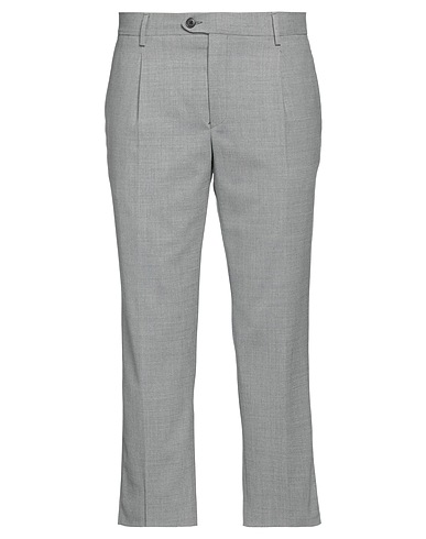BRIAN DALES Casual trouser Light grey 54% Polyester, 44% Wool, 2% Elastane