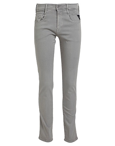 REPLAY Pantaloni jeans Grigio 88% Cotone, 7% Poliestere, 5% Elastan