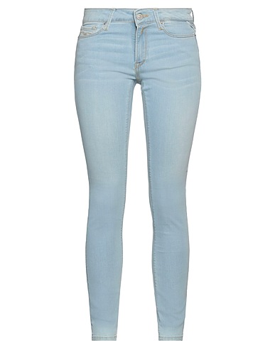 REPLAY Denim pants Blue 90% Cotton, 8% Polyester, 2% Elastane
