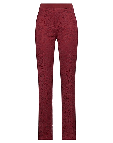 MAX MARA STUDIO Casual trouser Brick red 70% Cotton, 30% Polyamide