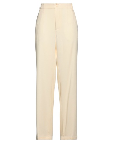 GENTRYPORTOFINO Casual trouser Ivory 70% Viscose, 27% Virgin Wool, 3% Elastane