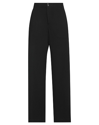 GENTRYPORTOFINO Casual pants Black 70% Viscose, 27% Virgin Wool, 3% Elastane