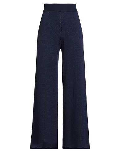 BALLANTYNE Casual trouser Navy blue 85% Cotton, 15% Cashmere
