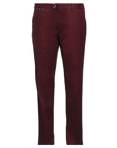HILTL Casual trouser Burgundy 97% Cotton, 3% Elastane