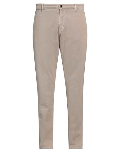 JECKERSON Casual trouser Beige 98% Cotton, 2% Elastane