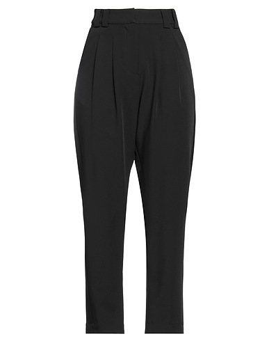 TRASH & LUXURY Casual trouser Black 95% Polyester, 5% Elastane