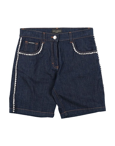 DOLCE&GABBANA Denim shorts Blue 72% Cotton, 14% Viscose, 12% Polyester, 2% Elastane