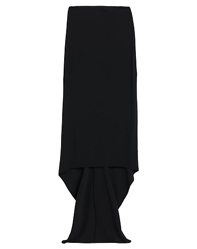 MAGDA BUTRYM Long skirt Black 92% Viscose, 8% Elastane