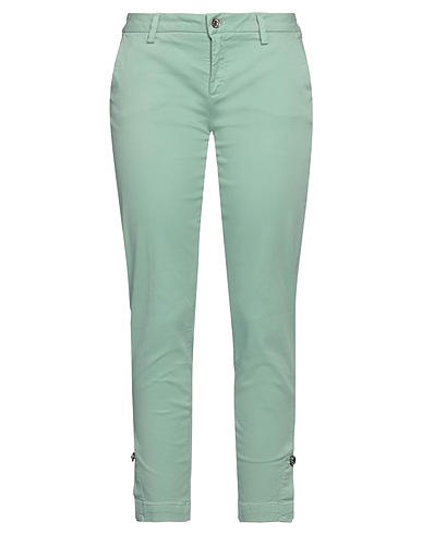 LIU •JO Casual trouser Sage green 96% Cotton, 4% Elastane