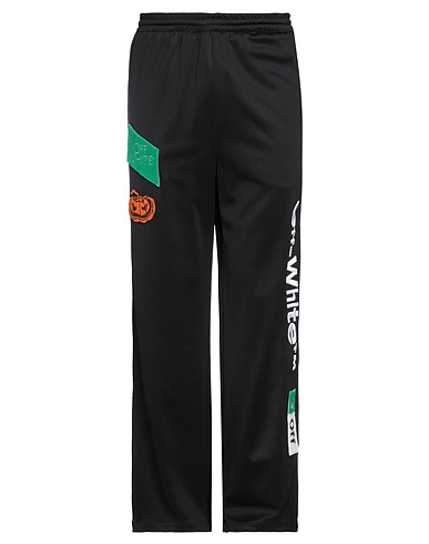 OFF-WHITE™ Pantalone Nero 58% Poliammide, 38% Cotone, 4% Elastan, Poliestere, Acrilico