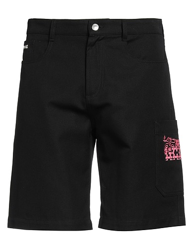 GCDS Shorts & Bermuda Black 100% Cotton