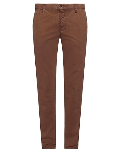 CLUB OF COMFORT Casual pants Brown 96% Cotton, 4% Elastane