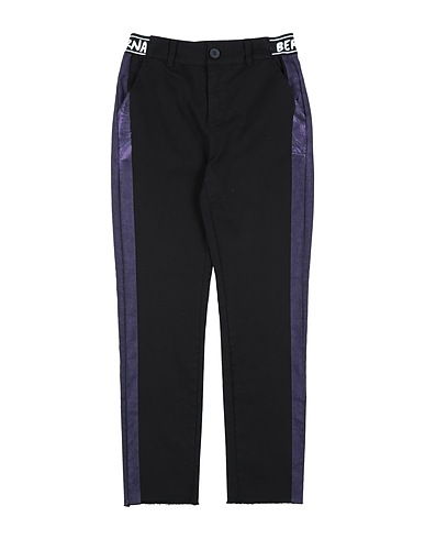 BERNA Casual trouser Black 97% Cotton, 3% Elastane