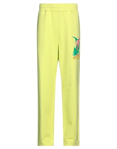 GCDS Casual trouser Lime green 100% Cotton