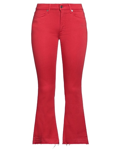 DONDUP Pantaloni jeans Rosso 92% Cotone, 6% Elastomultiestere, 2% Elastan