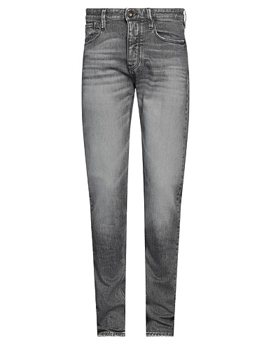 EMPORIO ARMANI Denim pants Black 99% Cotton, 1% Elastane