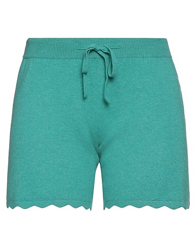 LISA YANG Shorts & Bermuda Emerald green 100% Cashmere