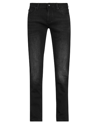 ARMANI EXCHANGE Denim trousers Black 73% Cotton, 24% Polyester, 2% Viscose, 1% Elastane