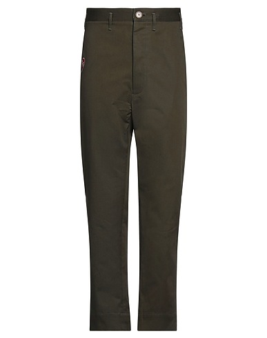 VIVIENNE WESTWOOD Casual pants Military green 100% Organic cotton