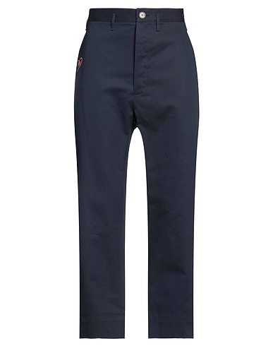 VIVIENNE WESTWOOD Casual trouser Navy blue 100% Organic cotton