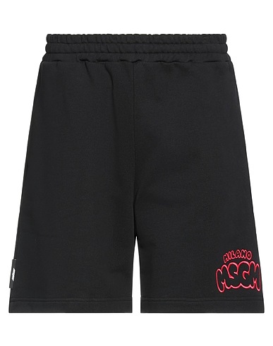 MSGM Pantalone felpa Nero 100% Cotone