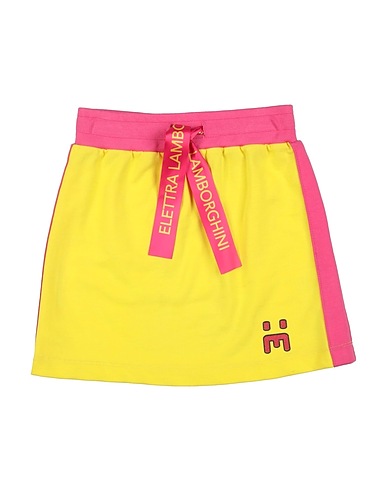 ELETTRA LAMBORGHINI Gonna Giallo 100% Cotone