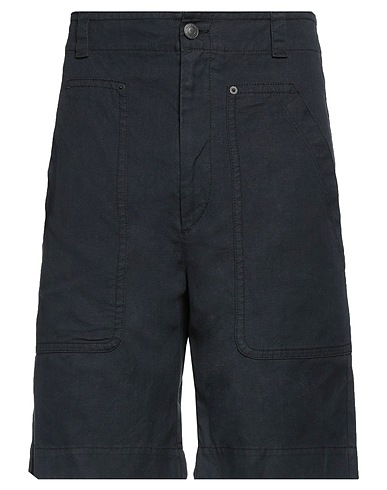 ISABEL MARANT Shorts & Bermuda Midnight blue 72% Cotton, 28% Linen
