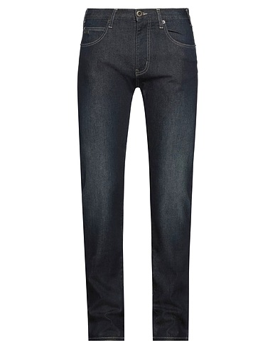 EMPORIO ARMANI Denim pants Blue 98% Cotton, 2% Elastane