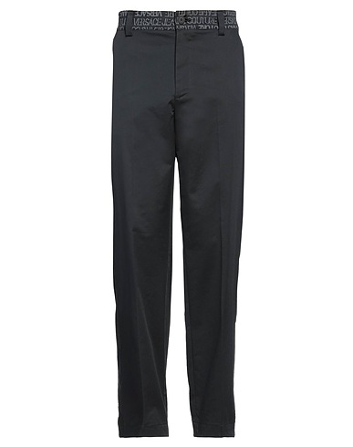 VERSACE JEANS COUTURE Casual trouser Black 97% Cotton, 3% Elastane