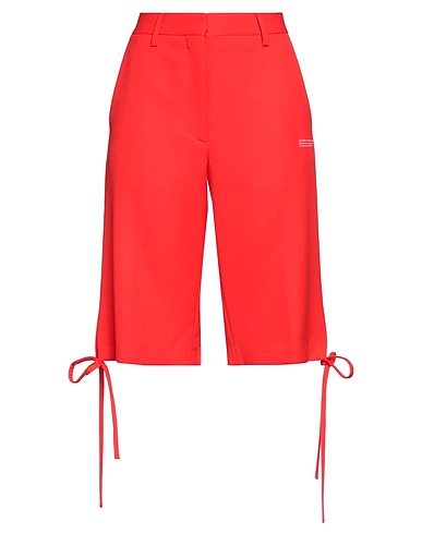 OFF-WHITE™ Shorts & Bermuda Red 68% Cotton, 28% Viscose, 4% Elastane