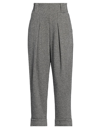ALESSIA SANTI Casual trouser Grey 42% Cotton, 24% Acrylic, 20% Polyester, 10% Wool, 4% Other Fibres