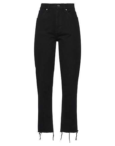 SANDRO Denim pants Black 100% Cotton