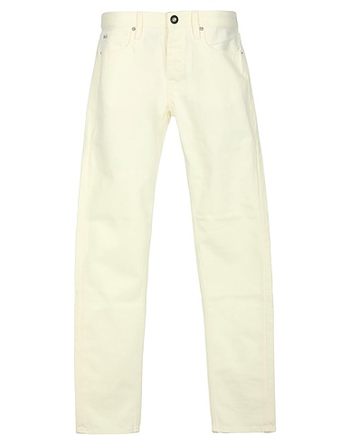 EMPORIO ARMANI Denim pants Ivory 100% Cotton