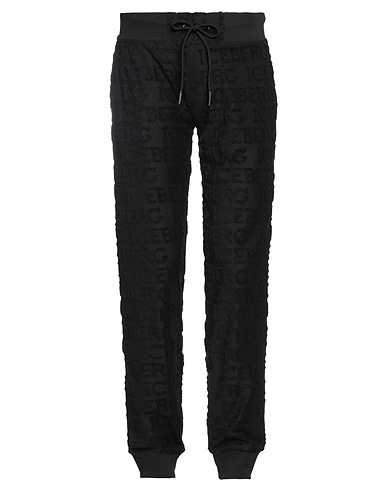 ICEBERG Casual trouser Black 75% Cotton, 22% Polyamide, 3% Elastane